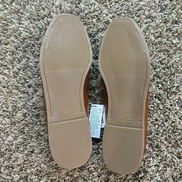 NWT Old Navy City Loafers - Cognac Brown - Women's size 10 - Picture 9 of 12